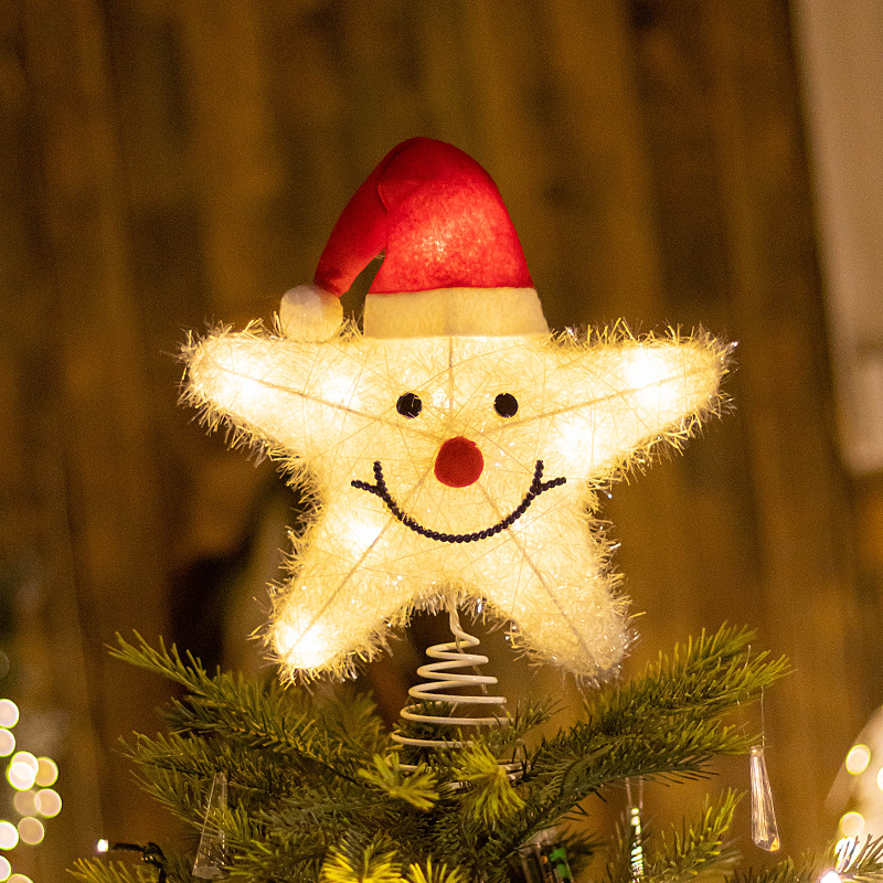 Star Tree Topper - شجرة عيد الميلاد LED شجرة نجمة