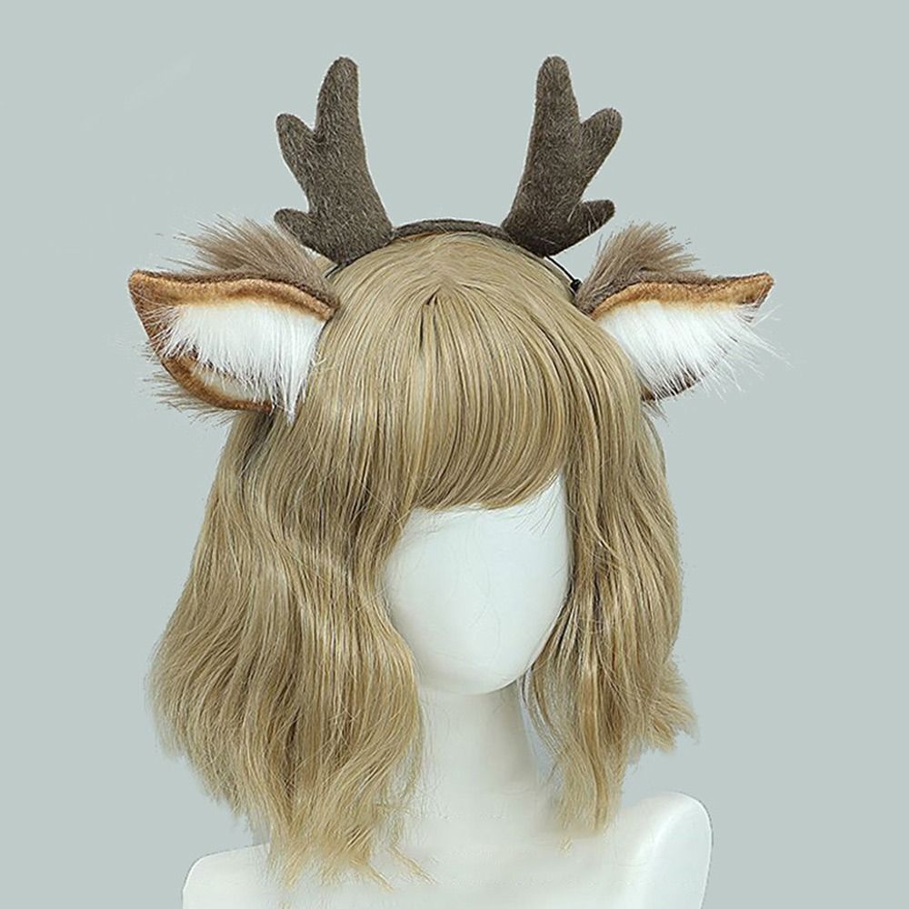 Reindeer Antlers Headband - للجنسين آذان الغزلان الرنة قرن الوعل