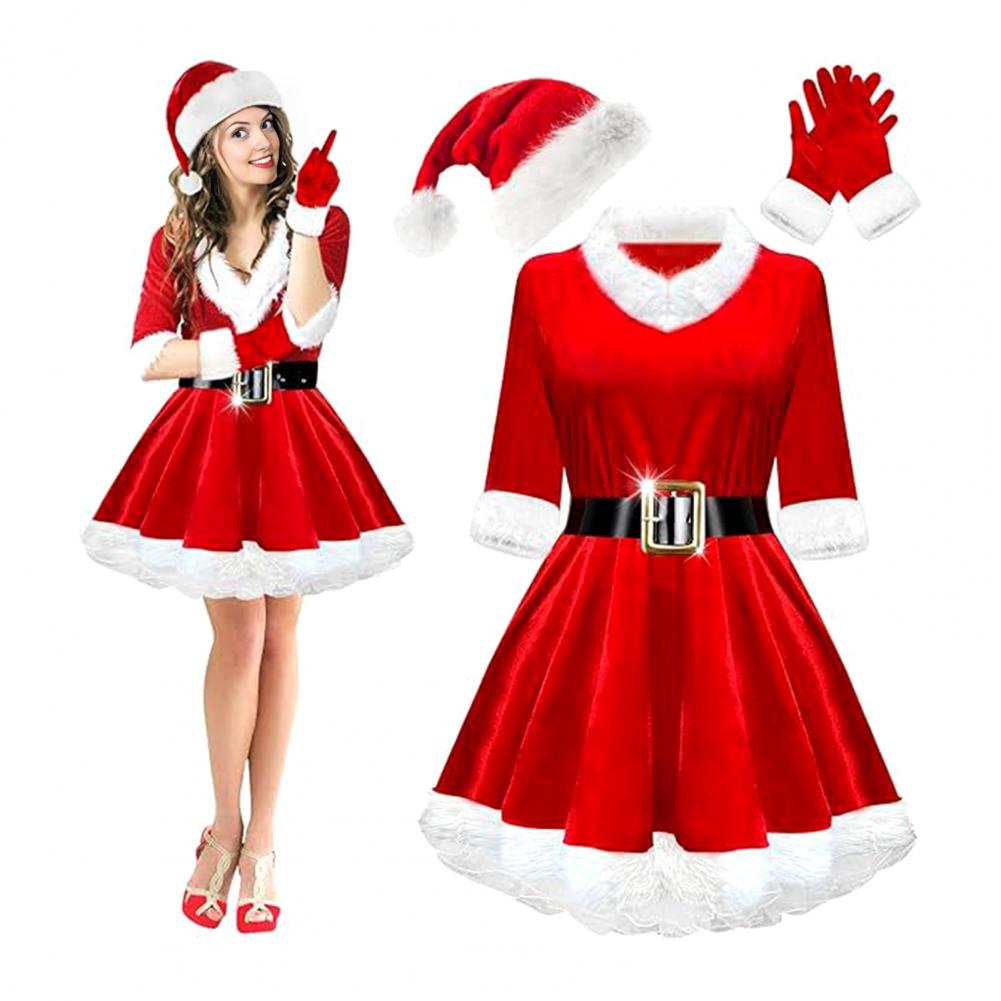 مجموعة أزياء السيدة كلوز مكونة - مراجعة Elf Costume Christmas وسعره