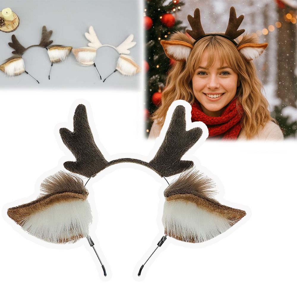 عصابة رأس على شكل أذني غزال لل - مراجعة Reindeer Antlers Headband وسعره