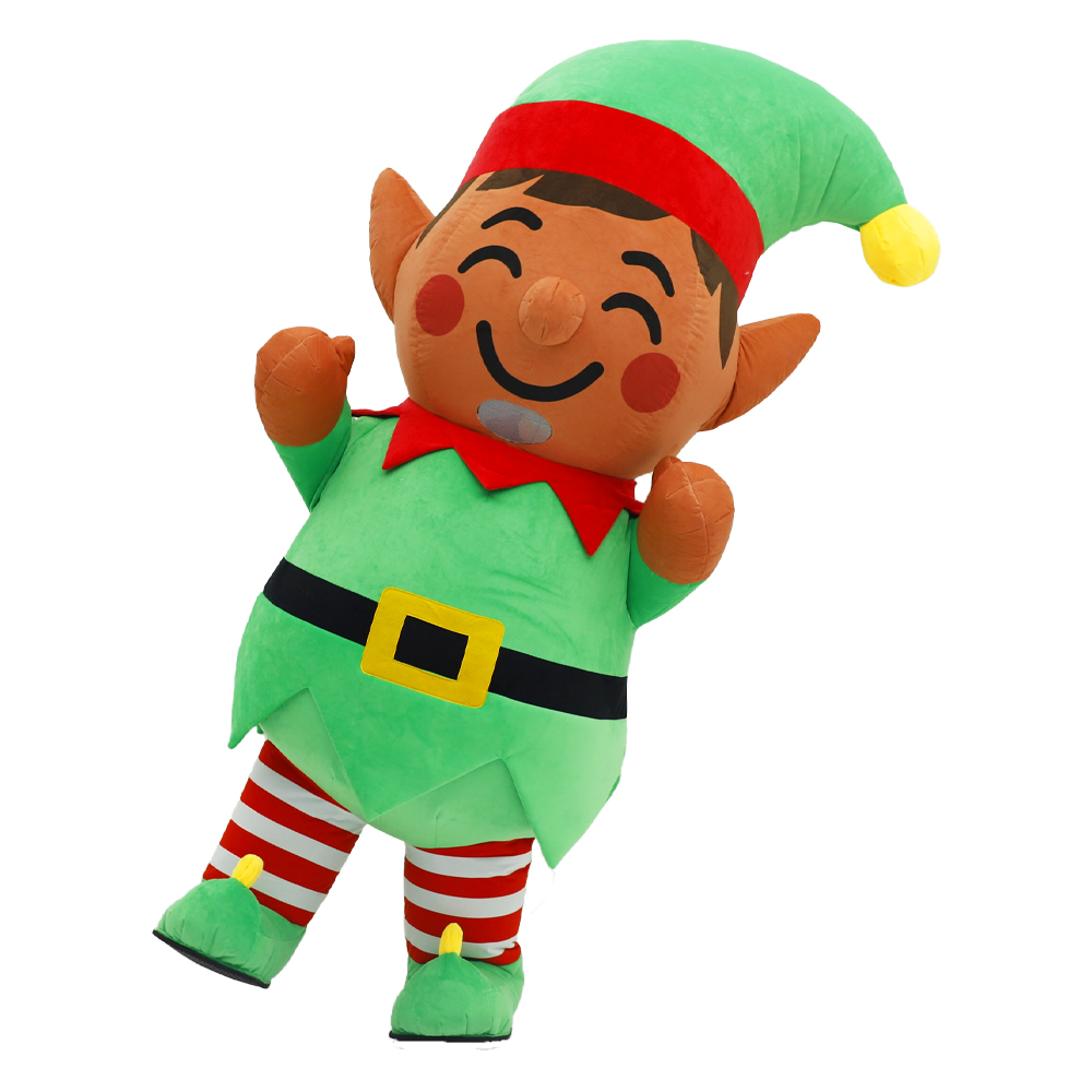 نفخ عيد الميلاد قزم أفخم زي ال - مراجعة Elf Costume Christmas وسعره