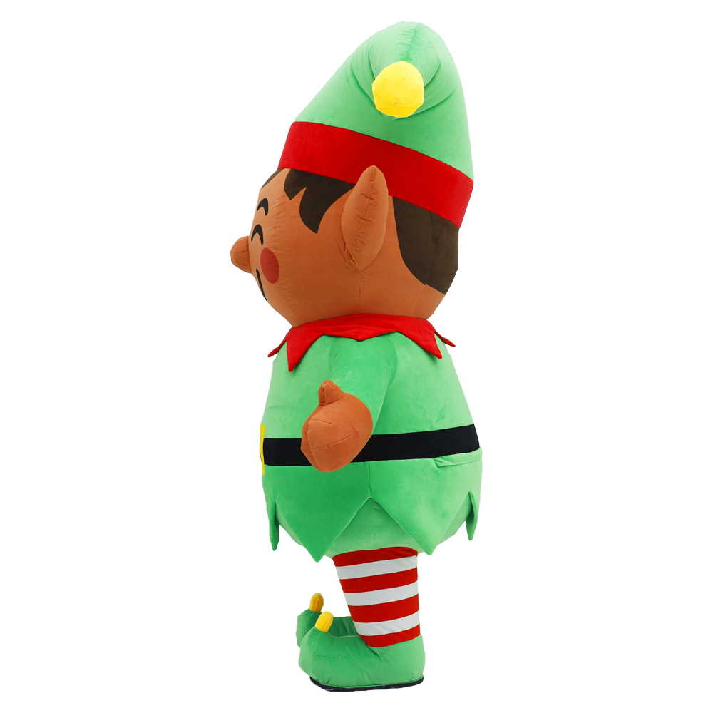 نفخ عيد الميلاد قزم أفخم زي ال - مراجعة Elf Costume Christmas وسعره