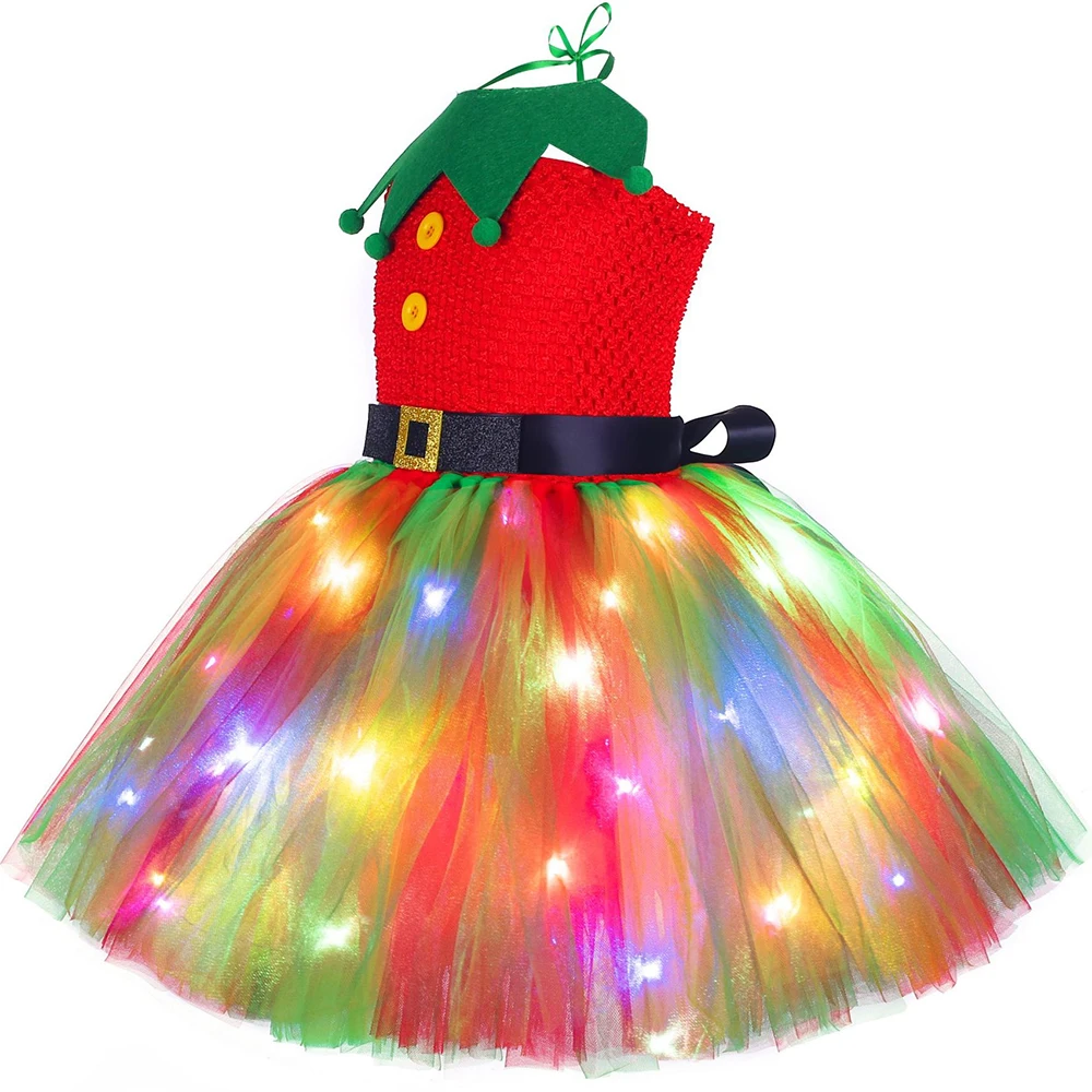 فستان عيد الميلاد توتو أحمر أخ - مراجعة Elf Costume Christmas وسعره