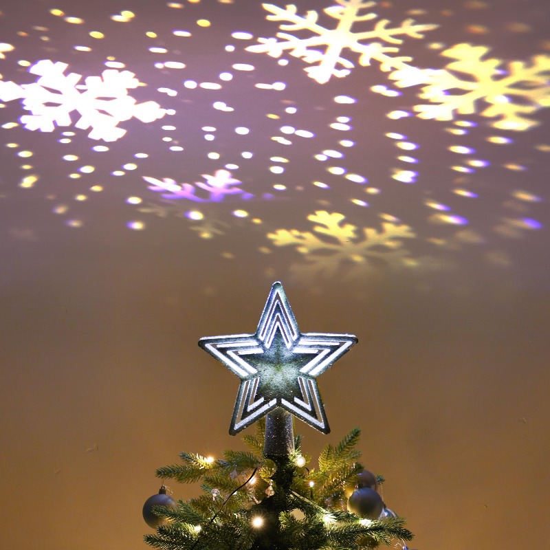 LED شجرة الإسقاط توبر ستار الذ - مراجعة Star Tree Topper وسعره
