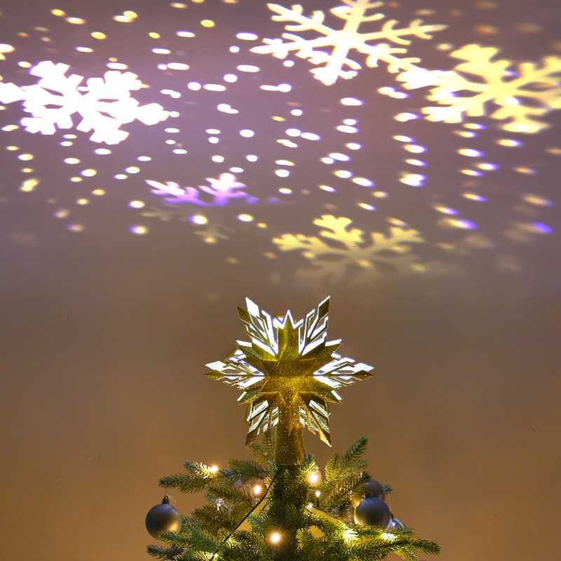 LED شجرة الإسقاط توبر ستار الذ - مراجعة Star Tree Topper وسعره