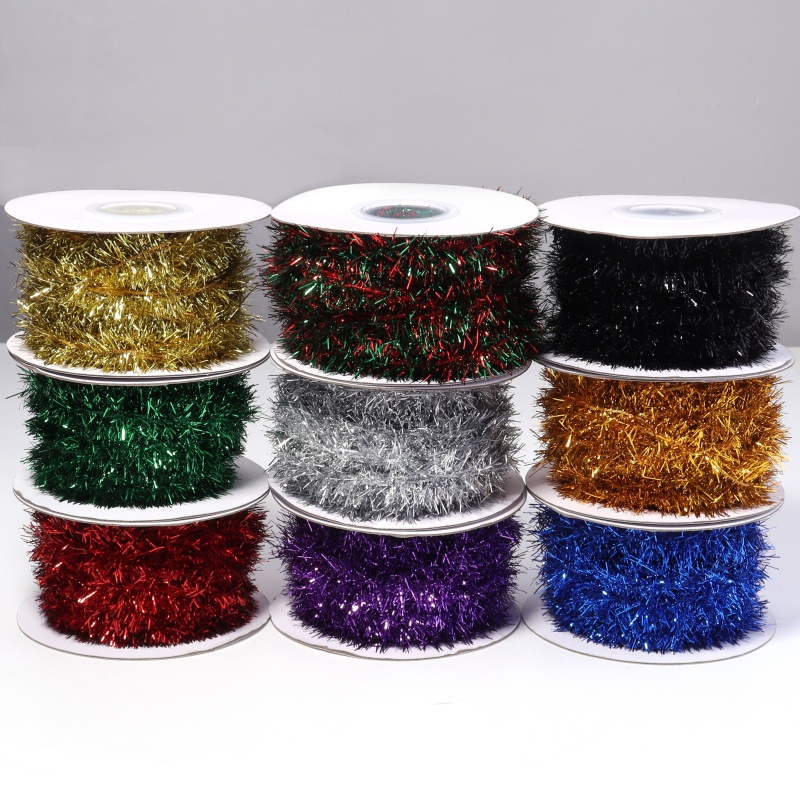 10 ياردة عيد الميلاد بهرج الشر - مراجعة Tinsel Garland Decoration وسعره