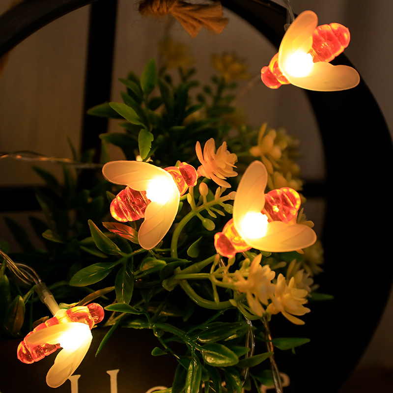 أضواء خيوط LED على شكل نحل، أض - مراجعة Led Fairy String Lights وسعره