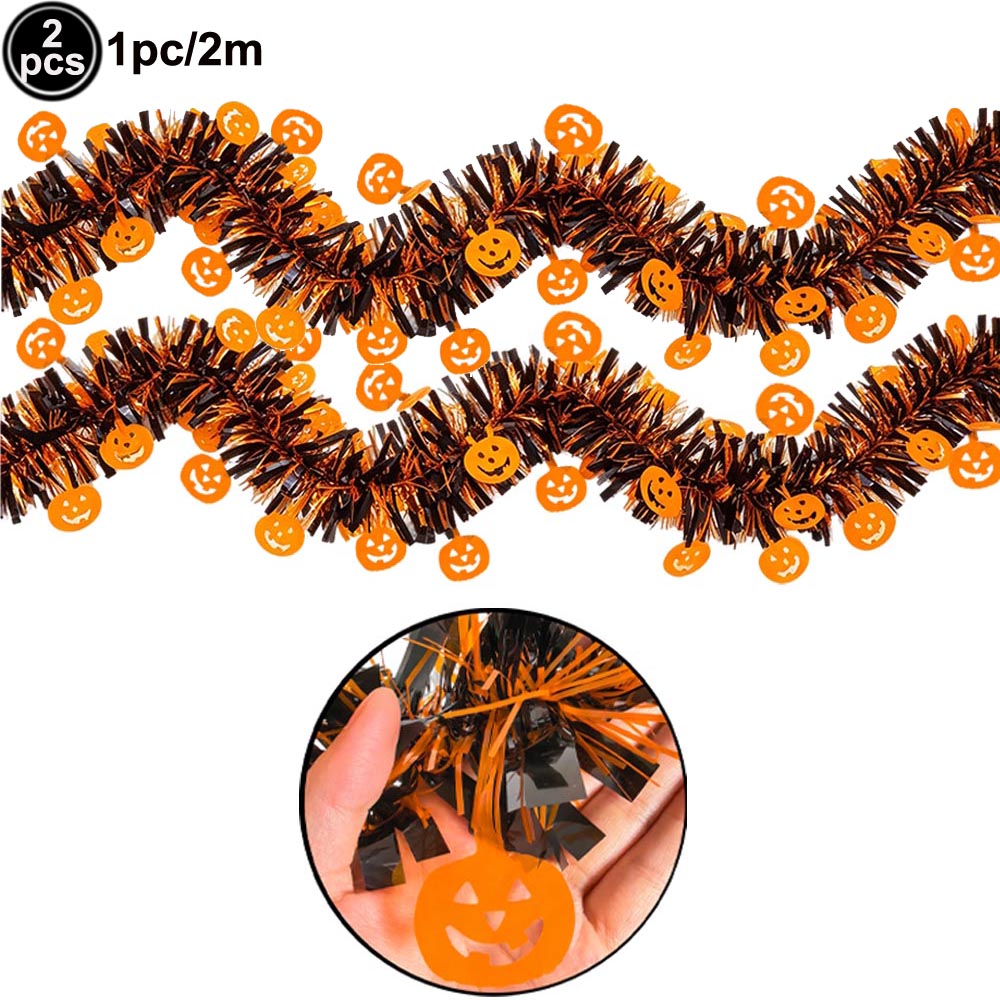 ستارة هالوين من الفويل مع شراش - مراجعة Tinsel Garland Decoration وسعره
