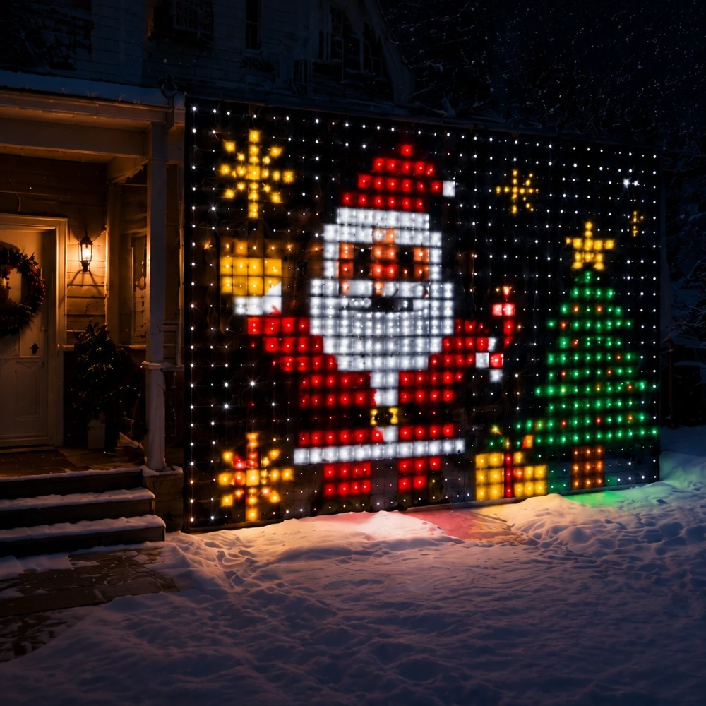 ستائر إضاءة LED بكسل مع تحكم ع - مراجعة Led Fairy String Lights وسعره