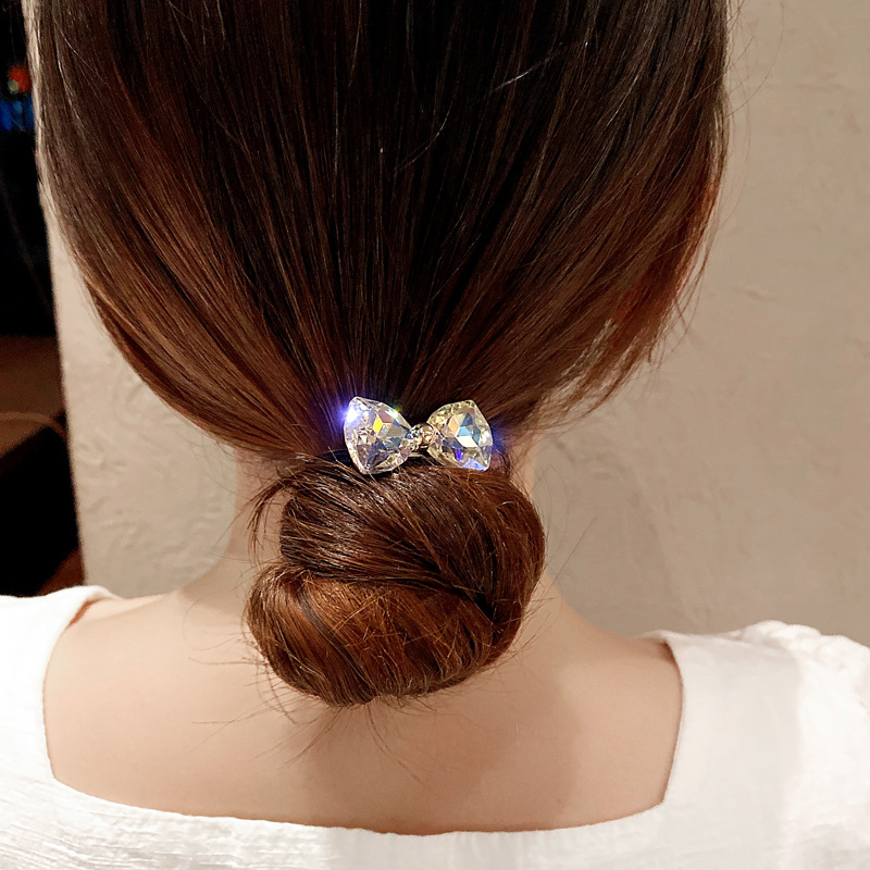 مجموعة ربطات شعر مرصعة بالأحجا - مراجعة Ribbon Bow Gift وسعره