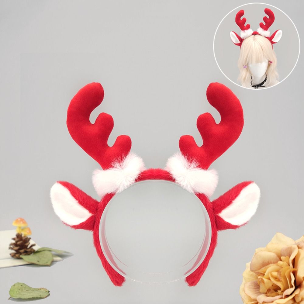 طوق رأس واقعي من الفرو بتصميم  - مراجعة Reindeer Antlers Headband وسعره