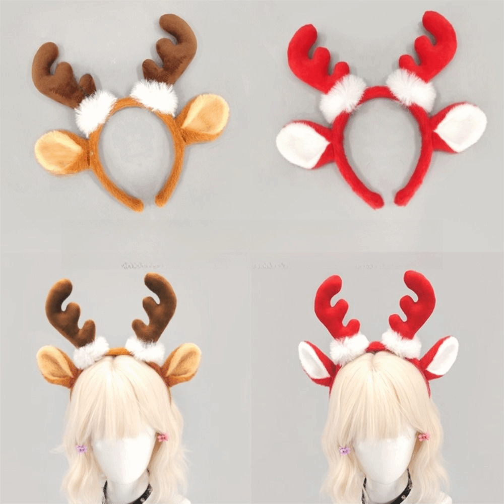 طوق رأس واقعي بقرون الرنة، مصن - مراجعة Reindeer Antlers Headband وسعره