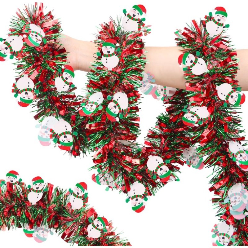 زينة شجرة عيد الميلاد المعدنية - مراجعة Tinsel Garland Decoration وسعره