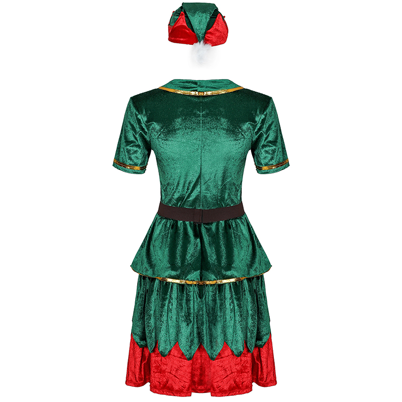 كرنفال زوجين عيد الميلاد زي ال - مراجعة Elf Costume Christmas وسعره