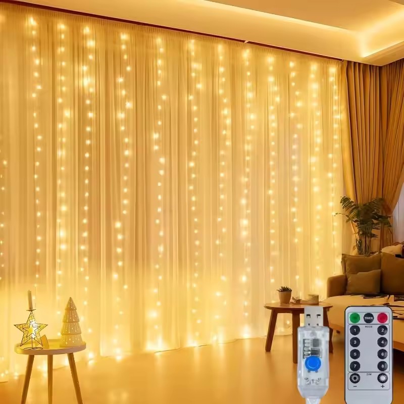 أضواء ستائر LED بطول 3/4/6 متر - مراجعة Led Fairy String Lights وسعره