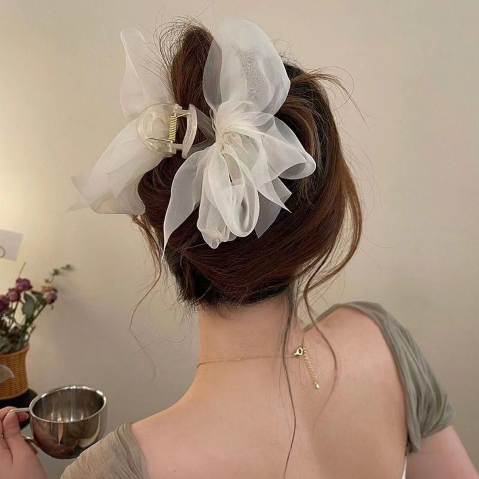 1PCFashion شبكة تول كبير القوس - مراجعة Ribbon Bow Gift وسعره