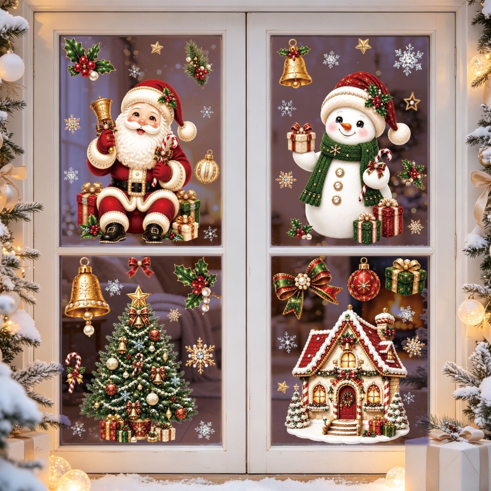 ملصقات نوافذ جديدة لعيد الميلا - مراجعة Snowflake Window Decal وسعره