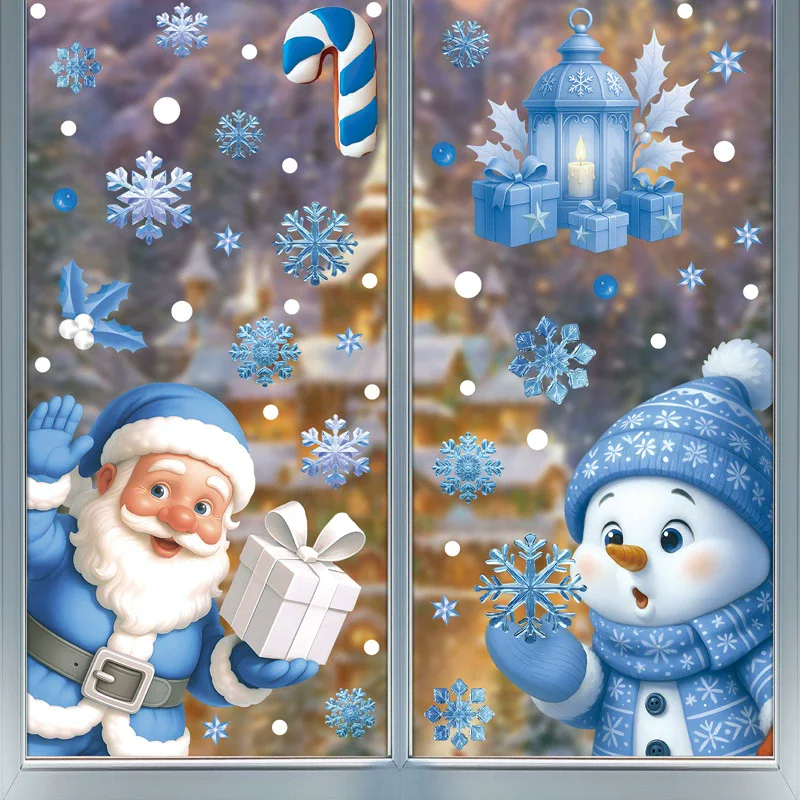 ملصقات نوافذ عيد الميلاد من PV - مراجعة Snowflake Window Decal وسعره