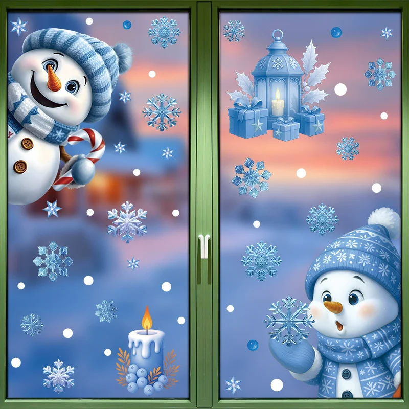 ملصقات نوافذ عيد الميلاد من PV - مراجعة Snowflake Window Decal وسعره