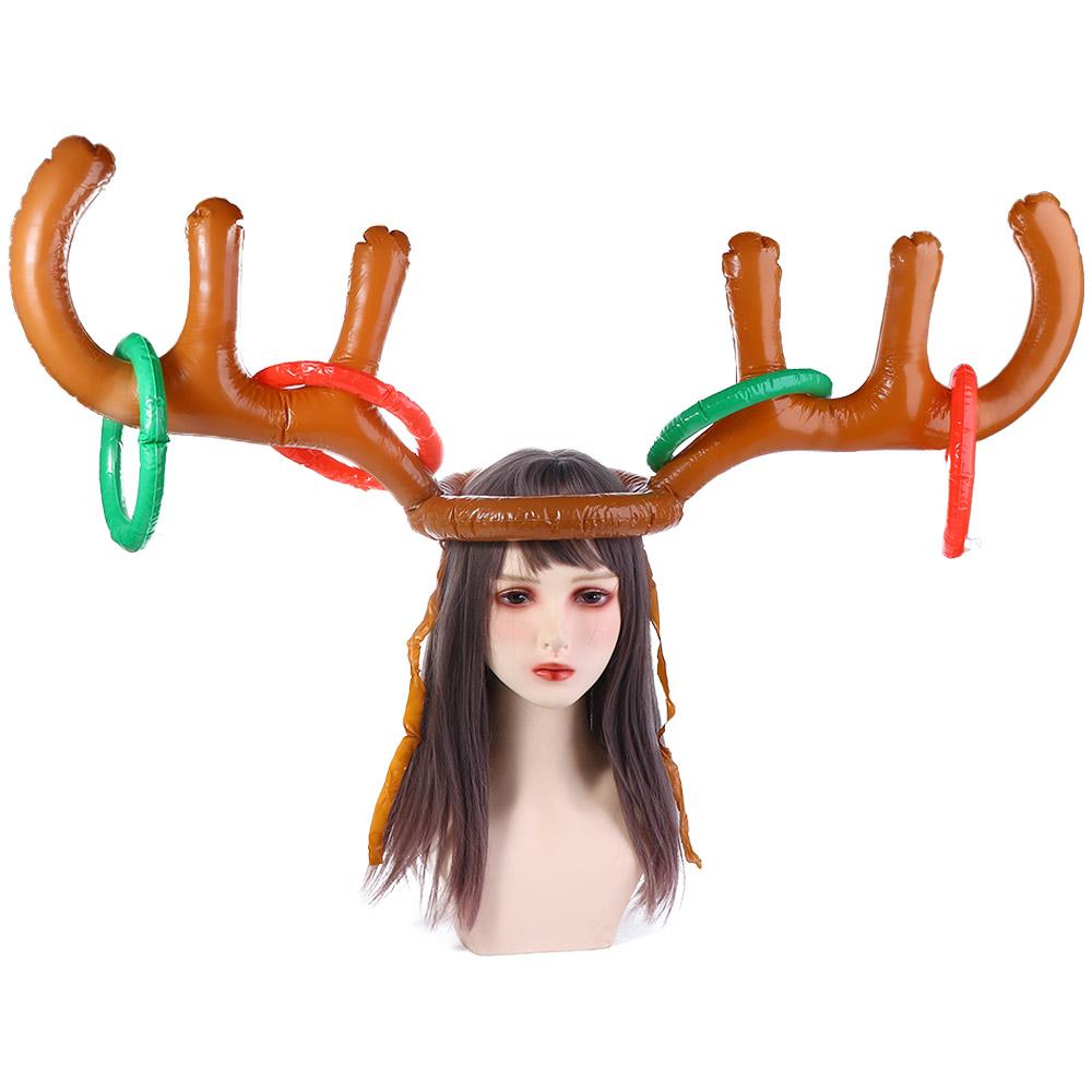 قبعة قرون الرنة القابلة للنفخ  - مراجعة Reindeer Antlers Headband وسعره