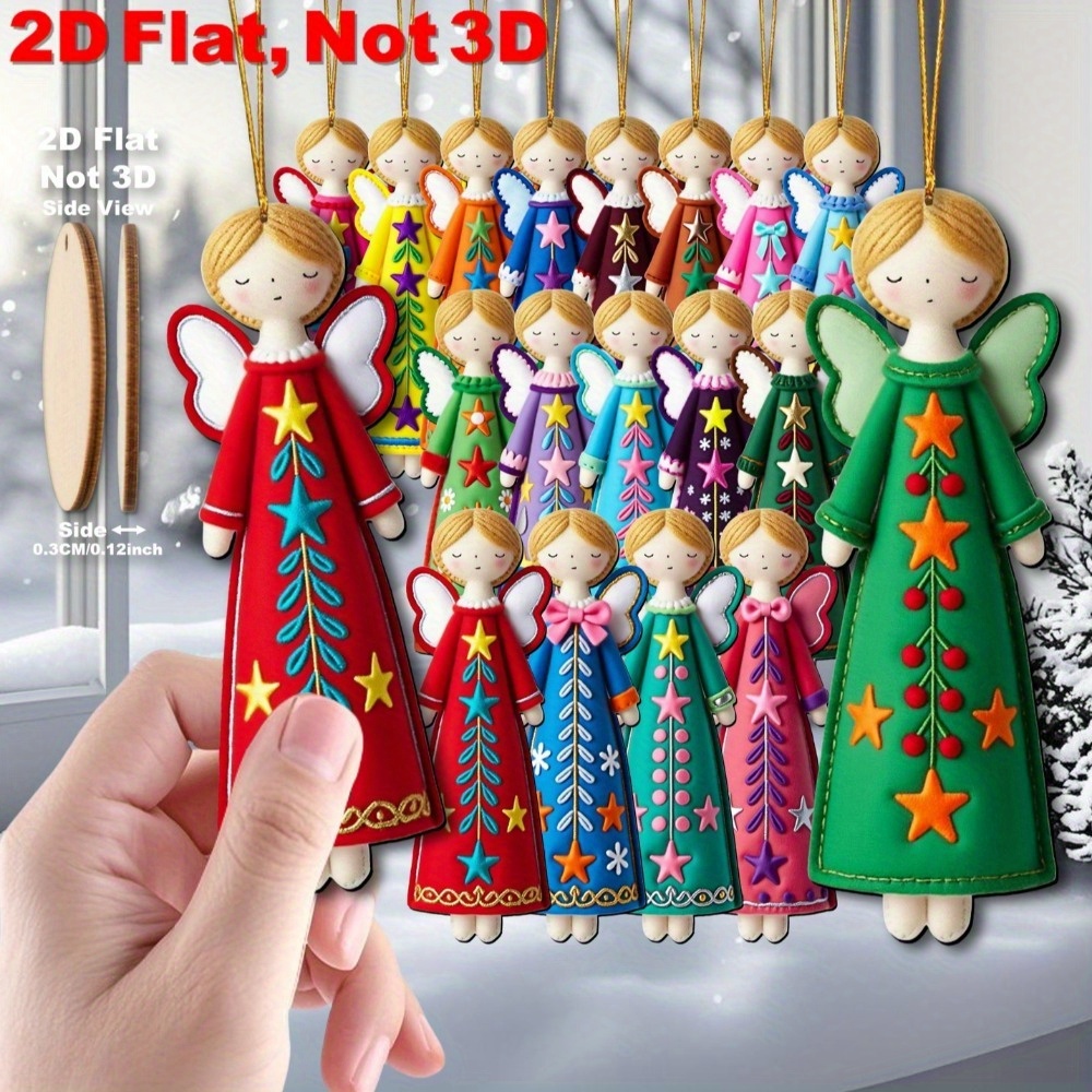 16 قطعة من زينة الملائكة الملو - مراجعة Star Tree Topper وسعره