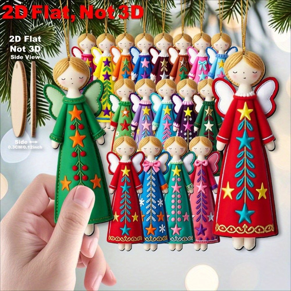 16 قطعة من زينة الملائكة الملو - مراجعة Star Tree Topper وسعره